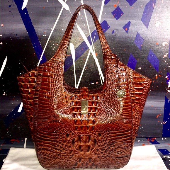 Brahmin Handbags - 💜💜BRAHMIN CARLA PECAN MELBOURNE TOTE HANDBAG